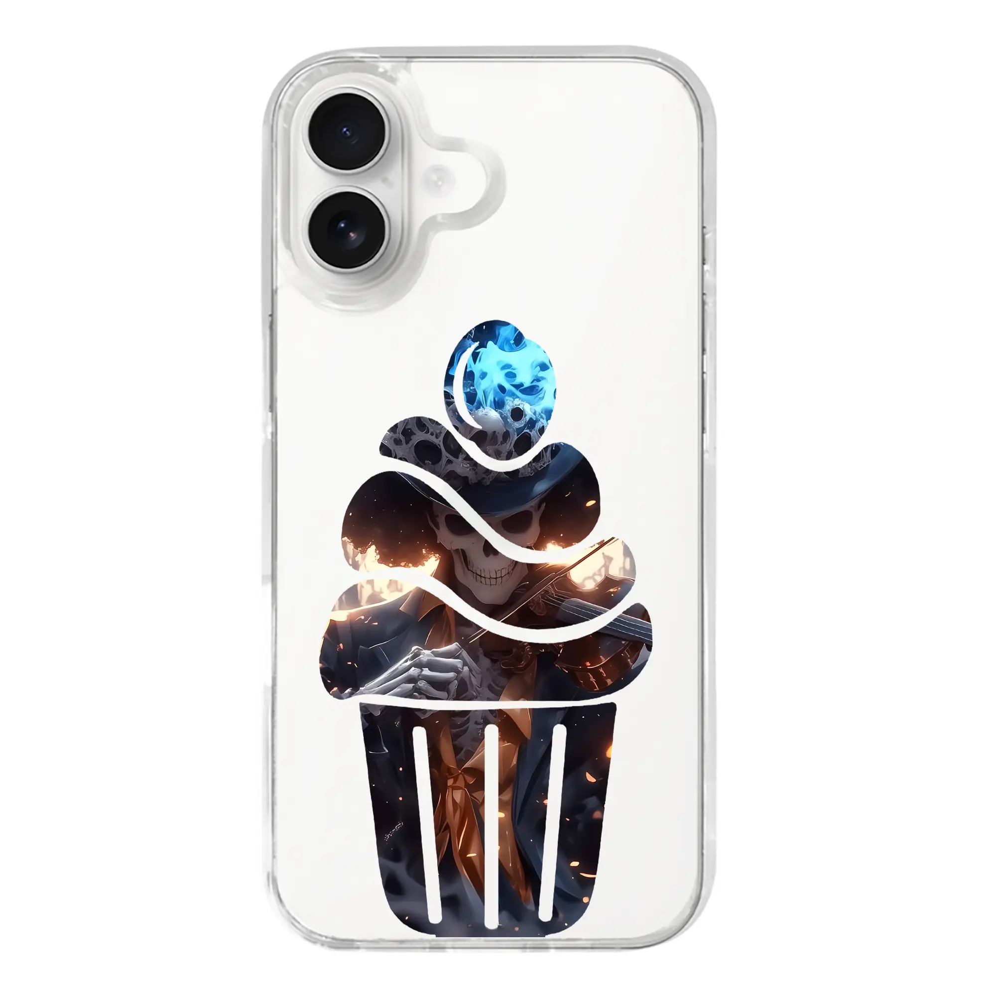 ワンピース グッズ ブルック - iPhone 17シリーズ 透明スマホケース – 薄型・耐衝撃・精密フィット保護カバー